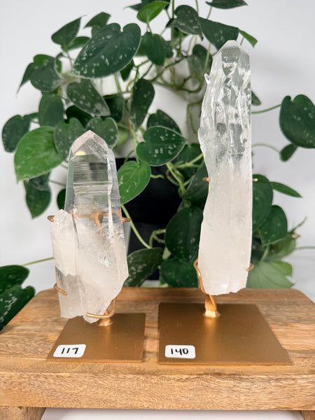 Lemurian Quartz w/ Stand - you pick