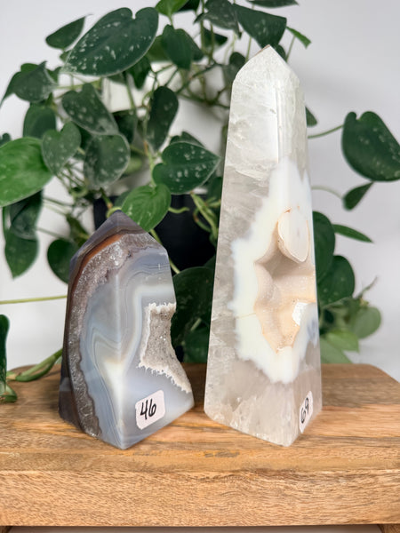 Druzy Agate Towers - you pick