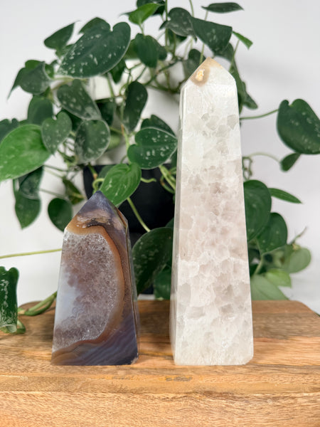 Druzy Agate Towers - you pick