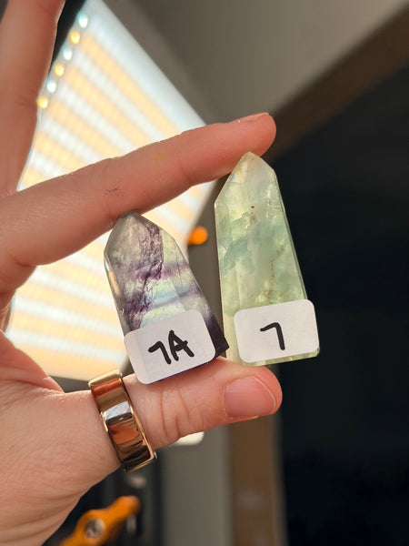 Brazilian Fluorite Towers - you pick