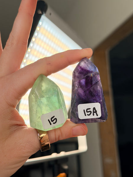 Brazilian Fluorite Towers - you pick