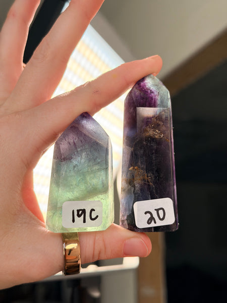Brazilian Fluorite Towers - you pick