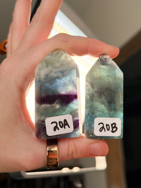 Brazilian Fluorite Towers - you pick