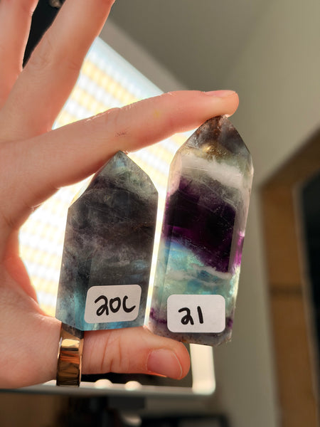 Brazilian Fluorite Towers - you pick