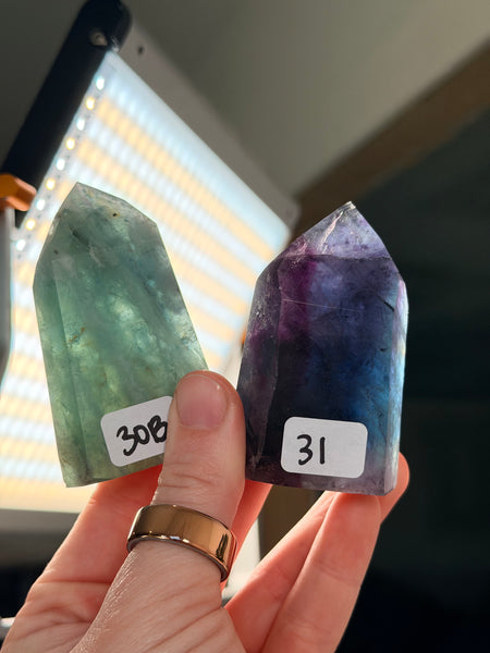 Brazilian Fluorite Towers - you pick
