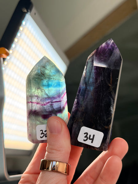 Brazilian Fluorite Towers - you pick