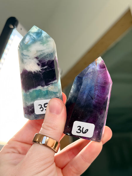 Brazilian Fluorite Towers - you pick