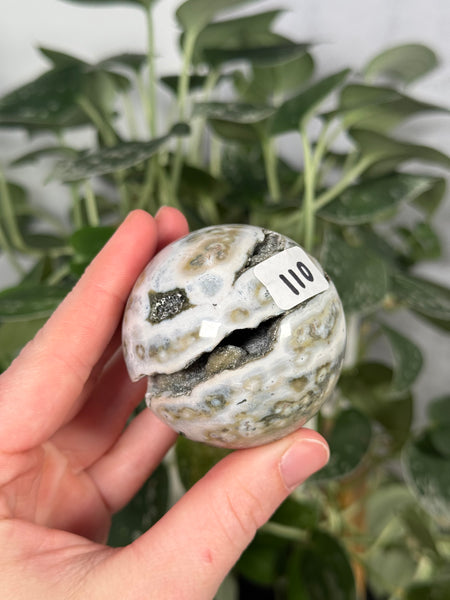 8th Vein Ocean Jasper Spheres - you pick