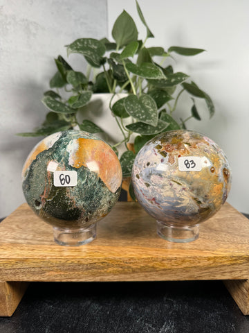 Sea Jasper Spheres - 80,83