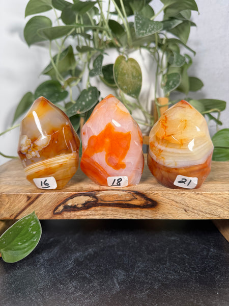 Carnelian Agate Flames