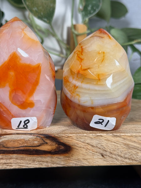 Carnelian Agate Flames