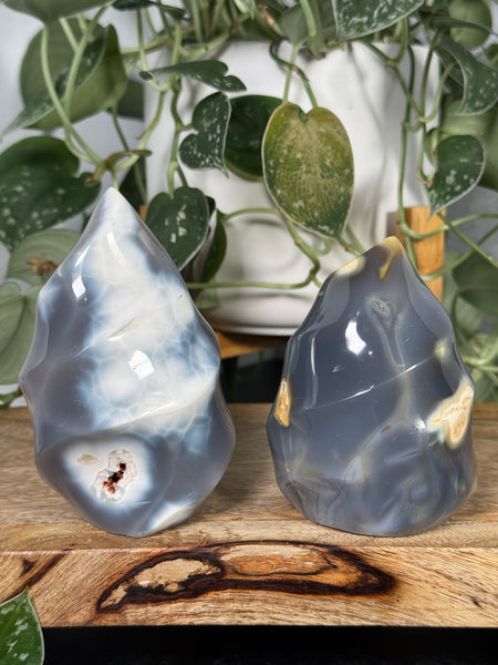 Orca Agate Flames
