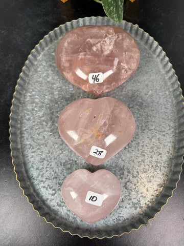 Rose Quartz Hearts