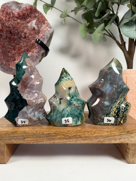 Sea Jasper Flames - you pick