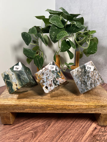 Sea Jasper Floating Cubes - 46,50,55