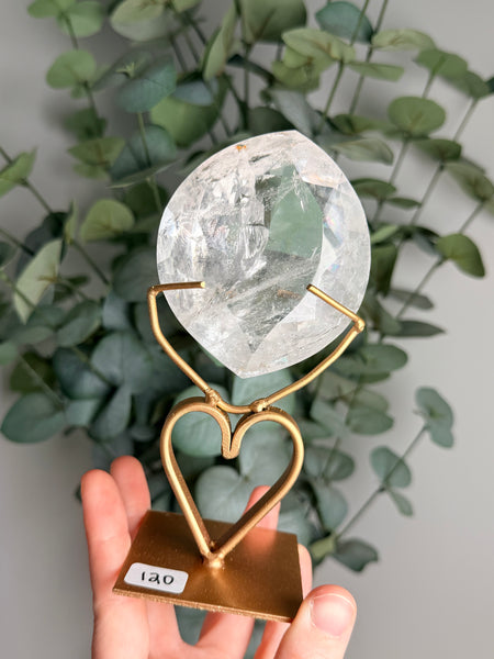 Clear Quartz Faceted Free Form - you pick