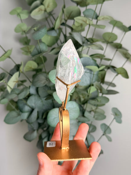 Clear Quartz Faceted Free Form - you pick