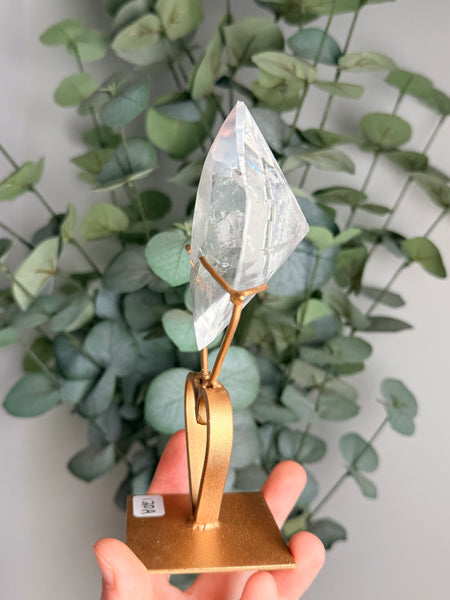 Clear Quartz Faceted Free Form - you pick