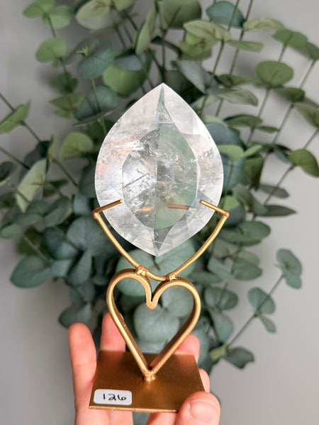 Clear Quartz Faceted Free Form - you pick