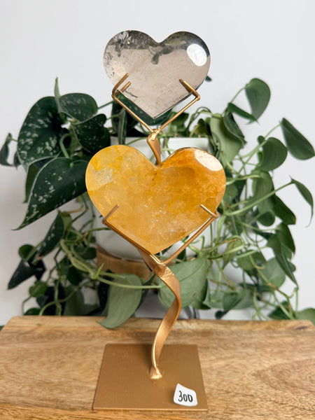 Quartz x Golden Healer Hearts w/ Stand