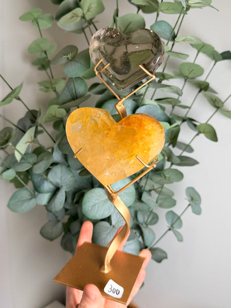 Quartz x Golden Healer Hearts w/ Stand