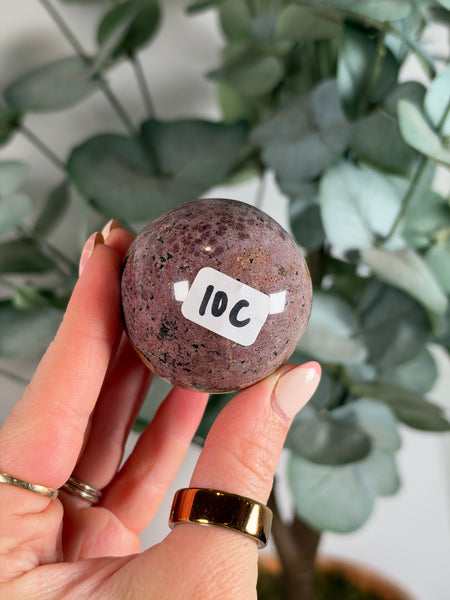 Sea Jasper Sphere - 10C