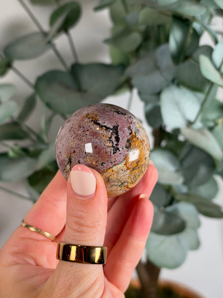 Sea Jasper Sphere - 10C