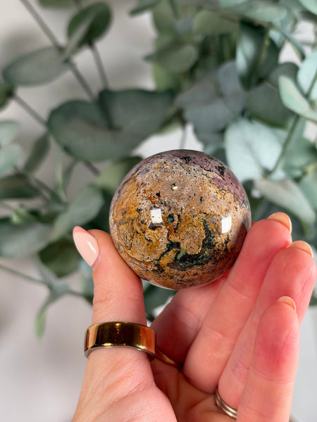 Sea Jasper Sphere - 10C