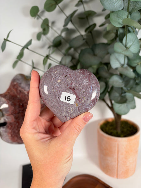 Sea Jasper Hearts - you pick