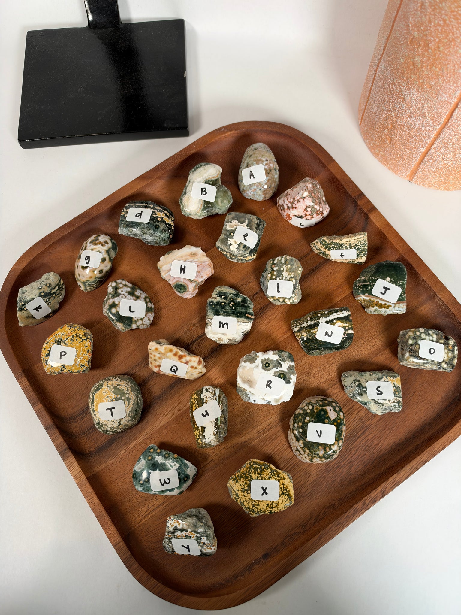 Ocean Jasper Half Polished Chunk - you pick – Brianna’s Gem Shack LLC