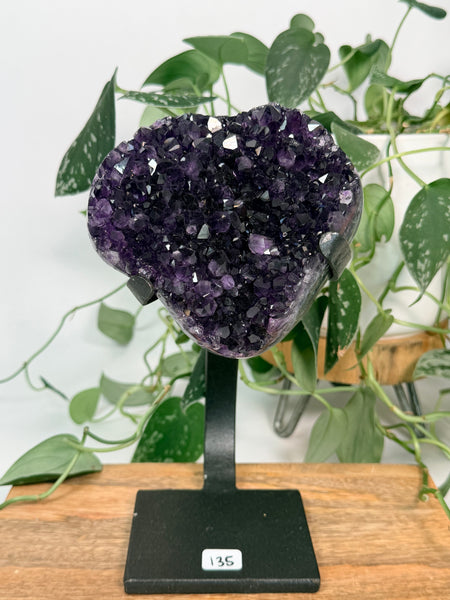Grape Jelly Amethyst w Stand