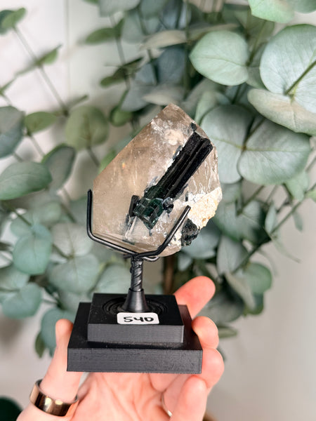 Citrine x Tourmaline w/ Stand - 540