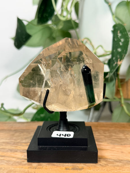 Citrine x Tourmaline w/ Stand - 440