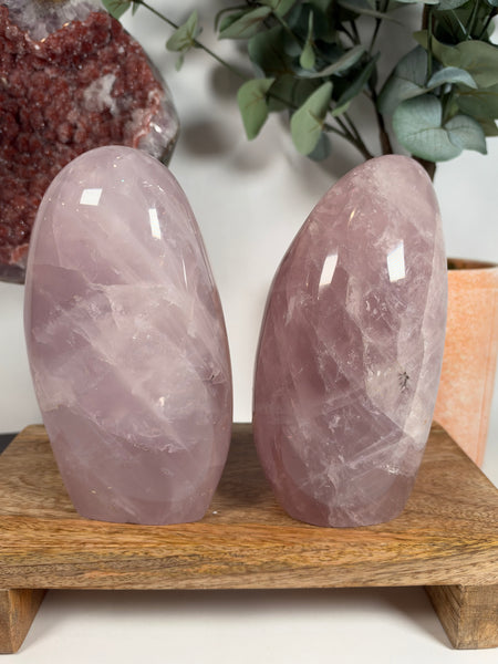 Rose Quartz Free Forms - you pick