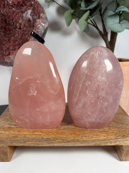 Rose Quartz Free Forms - you pick