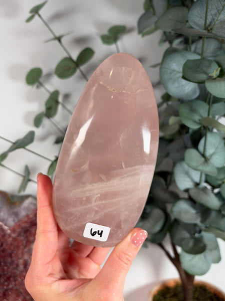Rose Quartz Free Forms - you pick