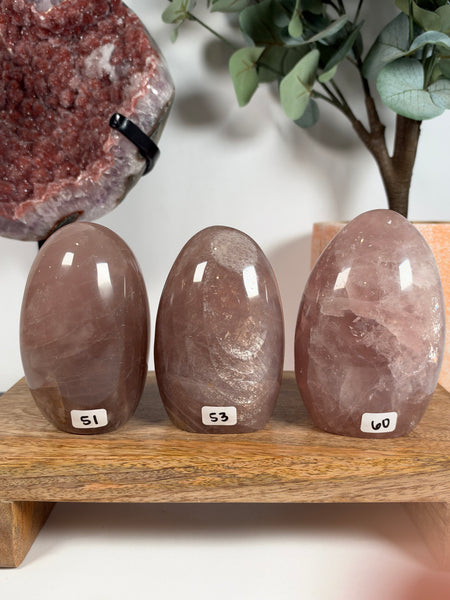 Rose Quartz Free Forms - you pick