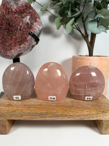 Rose Quartz Free Forms - you pick