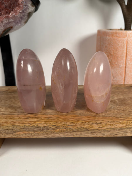 Rose Quartz Free Forms - you pick