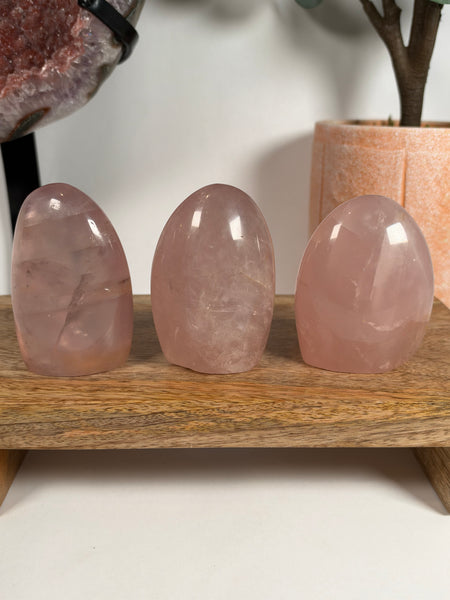 Rose Quartz Free Forms - you pick