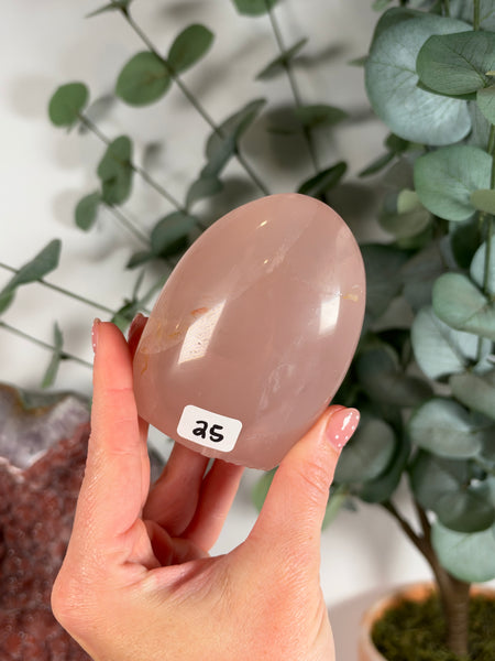Rose Quartz Free Forms - you pick