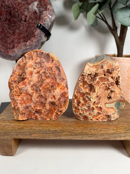 Polychrome Jasper Half Polished Free Forms - you pick