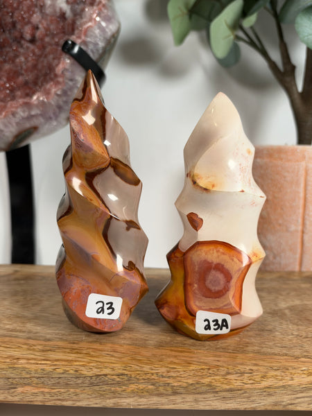 Polychrome Jasper Flames - you pick