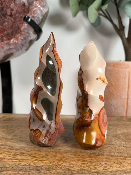 Polychrome Jasper Flames - you pick