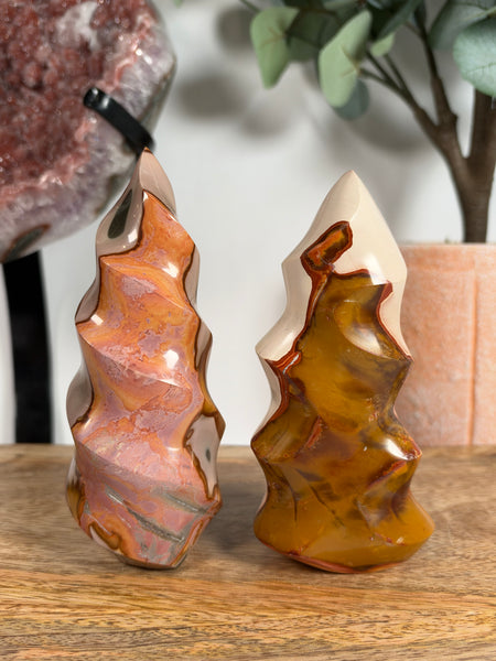 Polychrome Jasper Flames - you pick