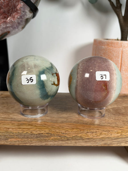 Polychrome Jasper Spheres - you pick