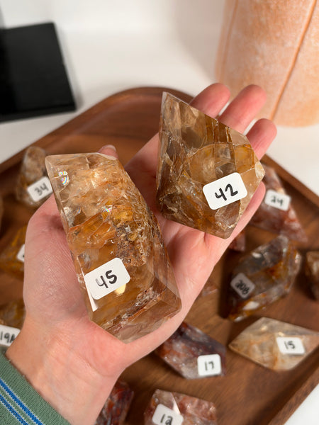 Iron Included Quartz “Gushers” - you pick