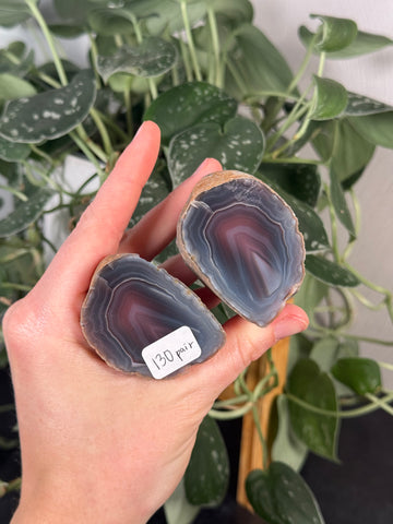 Swazi Agate Pair - 130