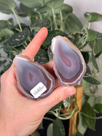 Swazi Agate Pair - 120A