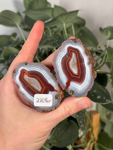 Malawi Agate Pair - 220